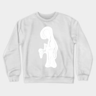 Feline presence (cut-out) Crewneck Sweatshirt